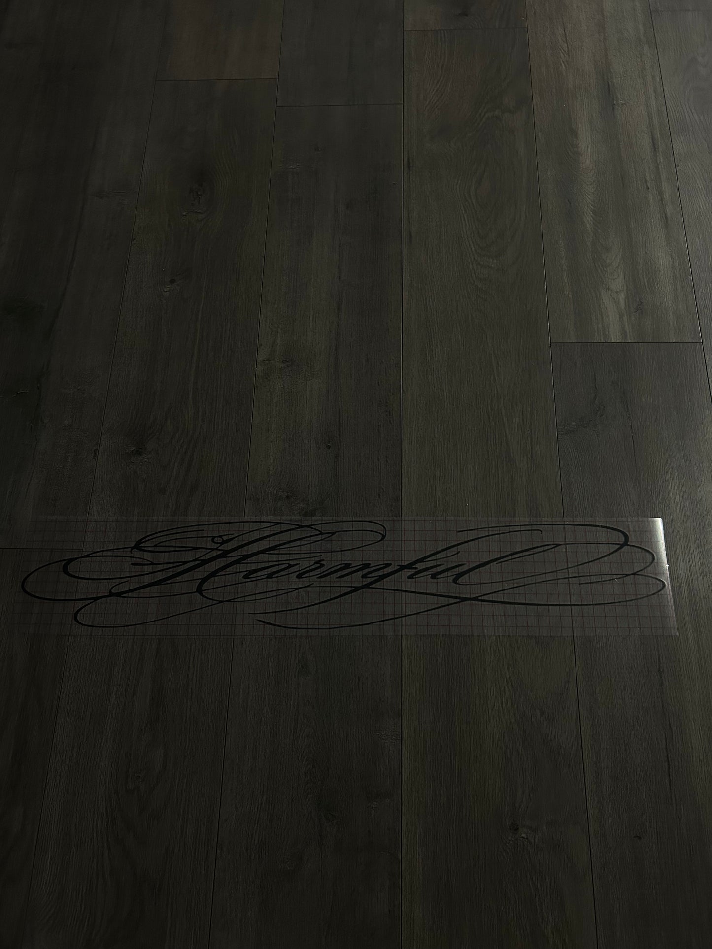 Black Calligraphy Script Banner